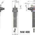 Центробежен механичен филтър NW400