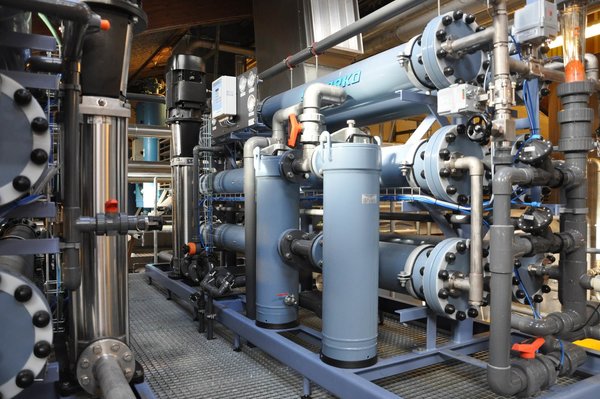 Eurowater внедри инсталация за деминерализирана вода в пивоварен завод в Дания, с покритие до 90% на осмотичните мембрани